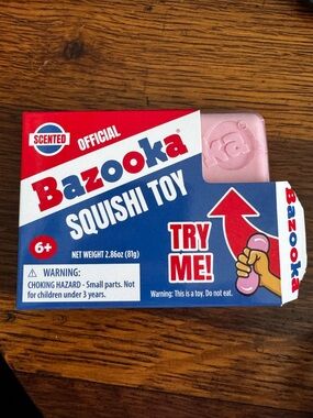 Bazooka Bubble Gum Squishi Toy – Scented Novelty Stress Toy
